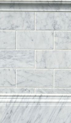 3x6 Basic white Ceramic Wall Tile - Polished