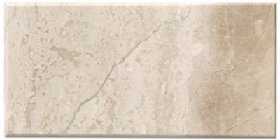 Queen Beige Polished Monterrey Marble Wall and Floor Tile 3 x 6 in
