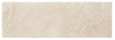 Queen Beige Tumbled Marble Wall and Floor Tile 4 x 12 in. The Tile Shop