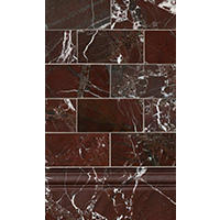 Thumbnail image of Rosso Marquina Pol 7.5x15cm