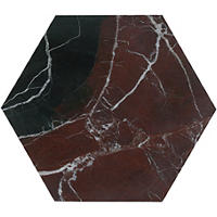 Thumbnail image of Rosso Marquina Pol Hex 30cm