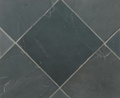 Adoni Black Slate Hexagon Wall and Floor Tile - 10 in. - The Tile Shop