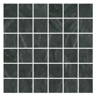 Adoni Black Slate Hexagon Wall and Floor Tile - 10 in. - The Tile Shop