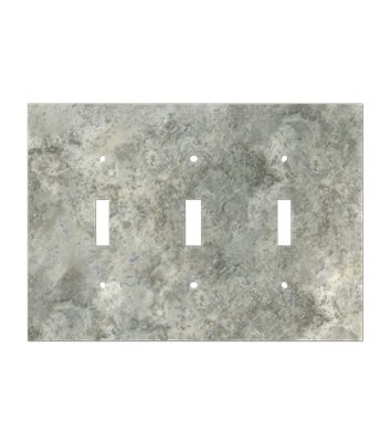 Grey Mottled Natural Stone Trim Outlet Cover