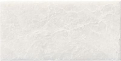 3x6 Basic white Ceramic Wall Tile - Polished