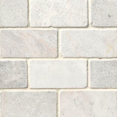 Tilebar Sample- Serene White 3D Seamless Pearl Polished Mosaic Tile, Backsplash and Wall | Sample