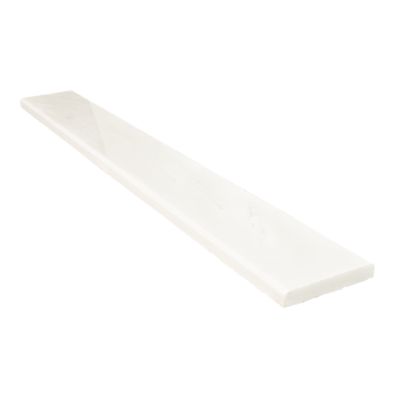 Hampton Carrara Shower Curb Top 42 x 6.5 x .75 in. The Tile Shop