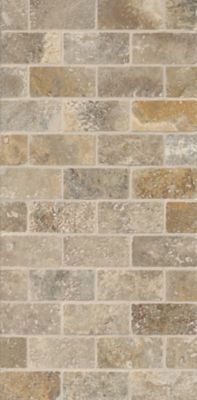 Volcano Brushed Amalfi Travertine Mosaic Wall Tile The Tile Shop