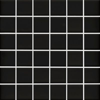 Cassettone Black Mosaic Porcelain Wall and Floor Tile - The Tile Shop