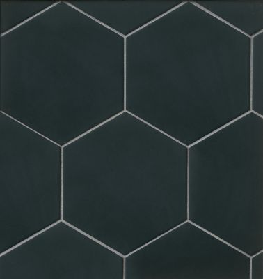 Colormatte Black Porcelain Wall and Floor Tile - 11 x 23 in.