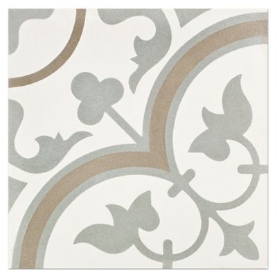 Patterned Tiles: Porcelain and Encaustic Cement