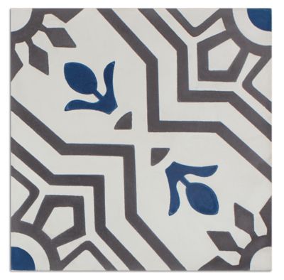 Cement Tile Shop - Encaustic Cement Tile: Light Blue