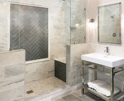 Porcelain store shower tile