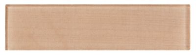 Annie Selke Glam Glass Apricot Glass Wall Tile 3 x 12 in. The Tile Shop