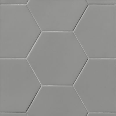 Dark grey glossy ceramic hexagon tiles seamless Vector Image