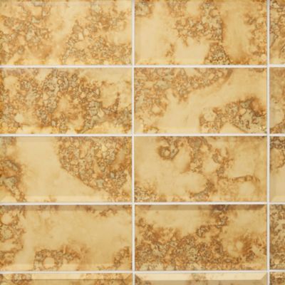 Camilla with Gold Antique Mirror Mosaic Wall Tile - The Tile Shop