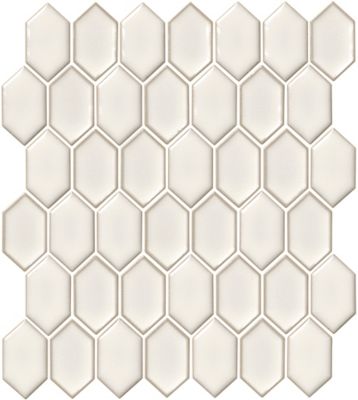 Chaplin Back-Beveled Hexagon Mirror Mosaic