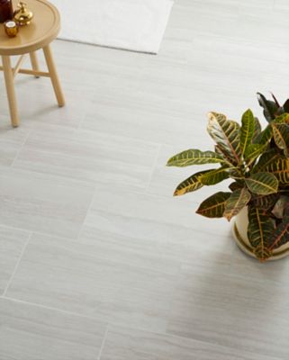 Origin White Porcelain Wall and Floor Tile - 12 x 24 in. - The Tile Shop