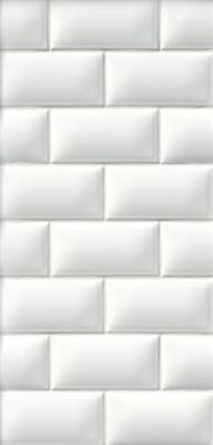 Pillow White Ceramic Wall Tile - 3 x 6 in. - The Tile Shop