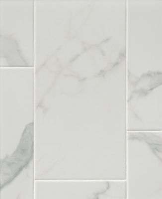 Olimpia Grey Natural Porcelain Wall and Floor Tile 11 x 22 in. The