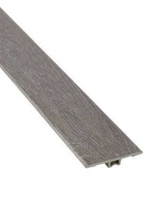 Timber Ridge Overcast Luxury Vinyl Floor Tile TMolding 2 x 94 in
