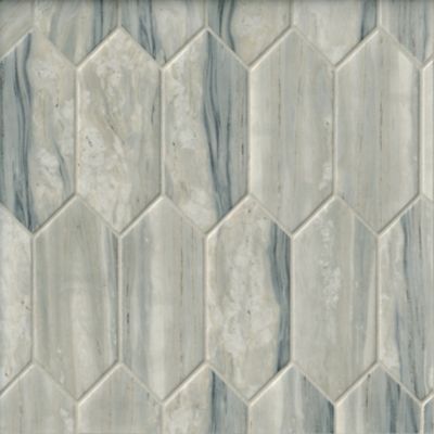 Oceanside Picket Glass Mosaic Wall Tile The Tile Shop