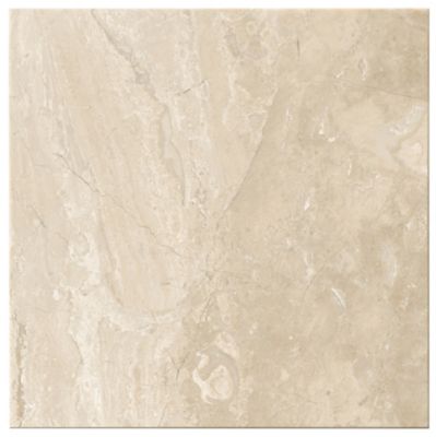 Queen Beige Polished Marble Floor Tile 12 x 12 in. The Tile Shop
