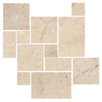 Queen Beige Brushed/Chiseled Versailles Floor Tile