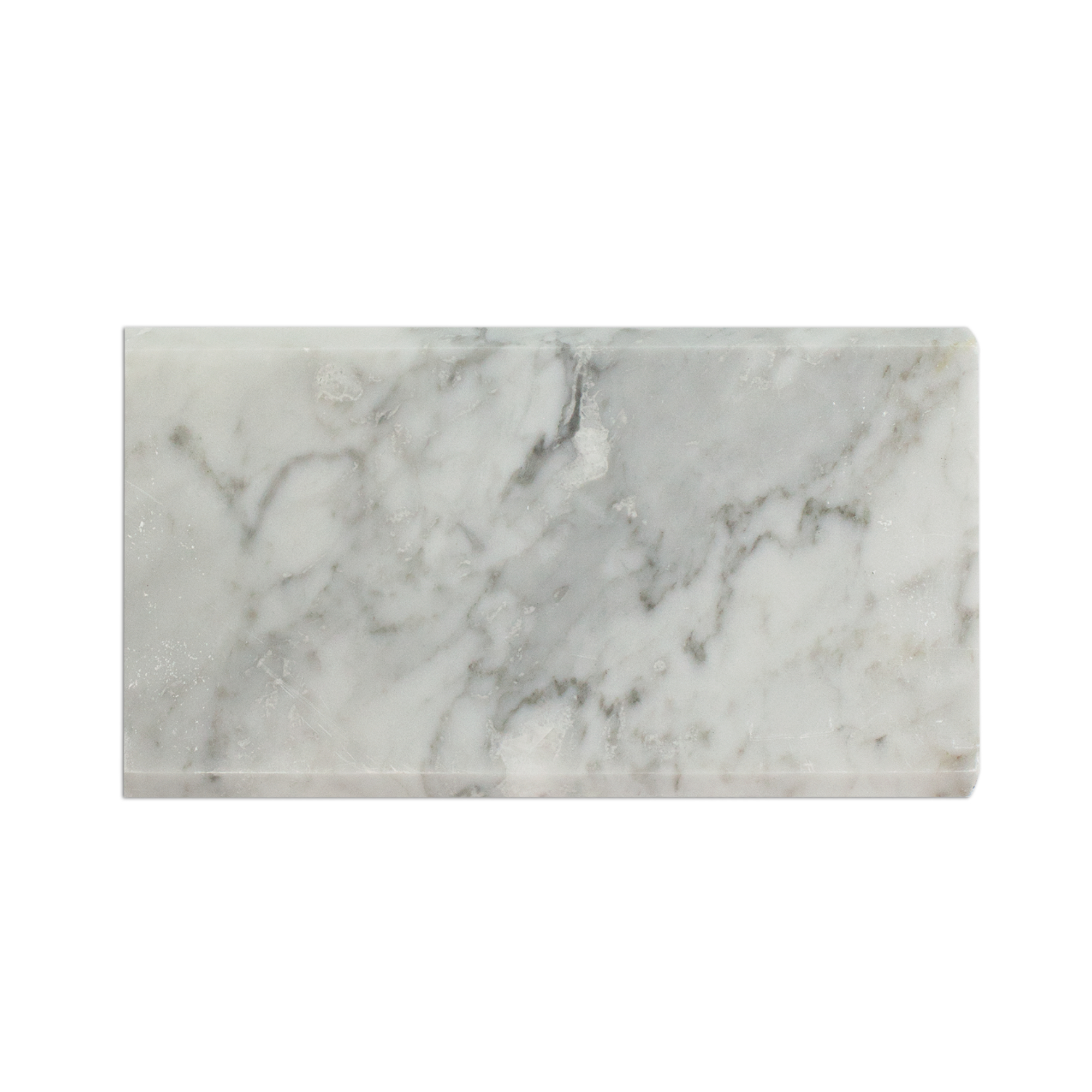 Bianco Carrara Pol Curb 106x16.5x1.5cm