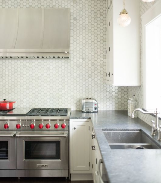 Neo-Traditional Decor & Design  Kitchen backsplash designs, White