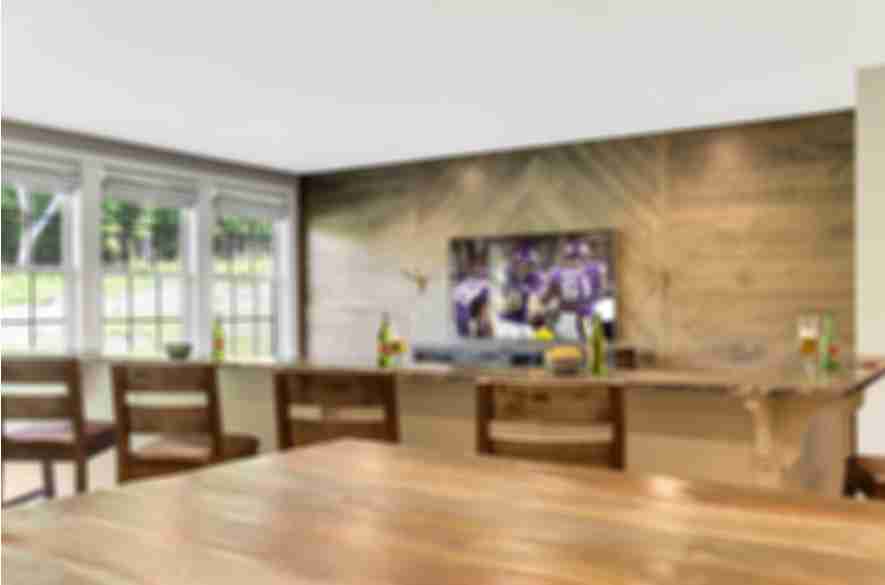 wood-like living room backsplash tiles.