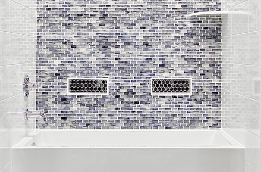 mosaic bathroom wall tiles.