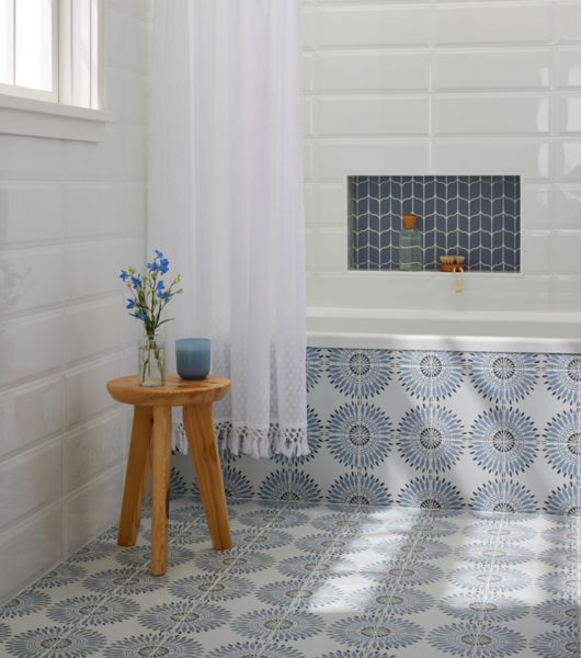 Patterned tile store