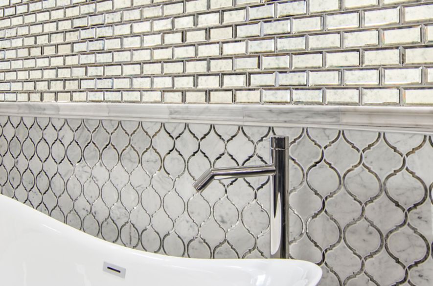 bathroom rectangle tiles. 