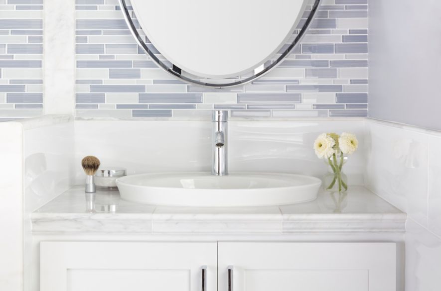 How To Install A Backsplash In Bathroom