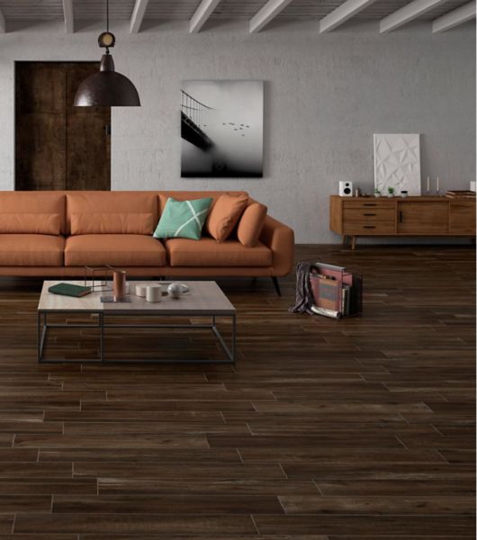Dark Brown Ceramic Tile Flooring Flooring Ideas