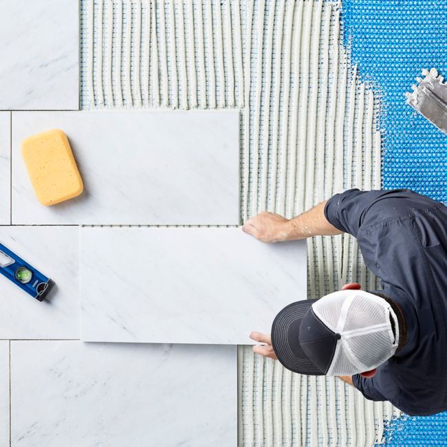 how to lay tile installation