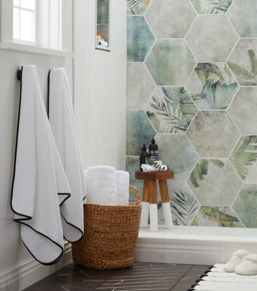 Hexagon shower deals floor tile