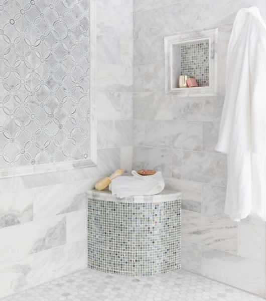 Bathroom Tile Designs With Mosaics Everything Bathroom   Tempesta Taylor B Hero Franklin DI Design Ideas All