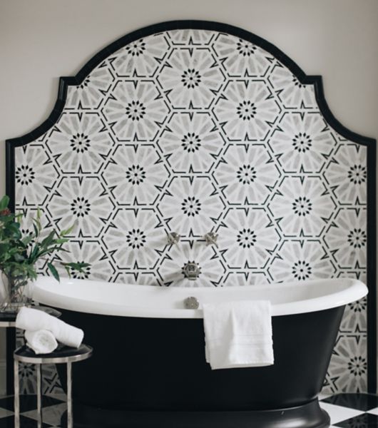 Bathroom Wall Tiles, Black & White Tiles