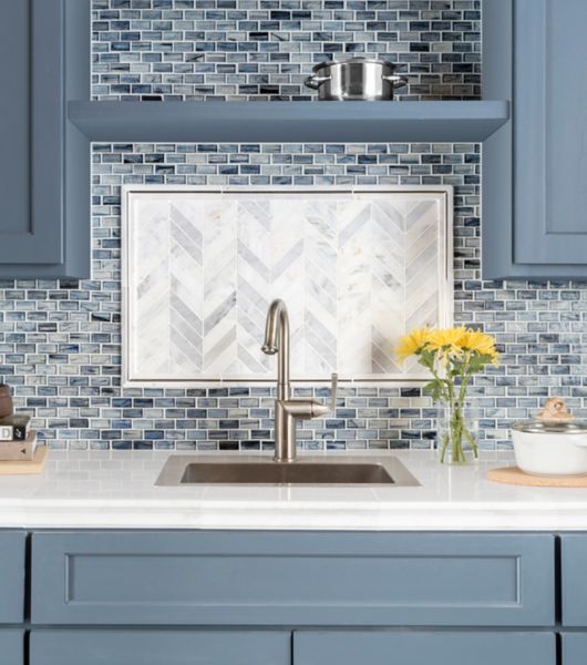 Blue Mosaic Kitchen Backsplash Things In The Kitchen   Twilight Christos17C Hero1 WestAllis DI Design Ideas All