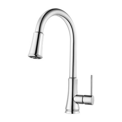 Polished Chrome Pfirst Series G529-PF1C 1-Handle Pull-Down Kitchen ...