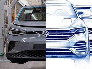 Volkswagen grille illustration