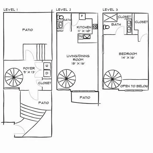 Flamingo South Beach - Miami, FL - Floor Plan Diagram