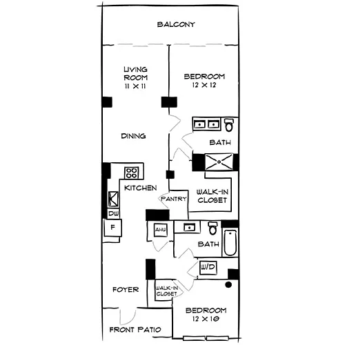 Flamingo Point | Miami, FL | Sunset Villas 2D