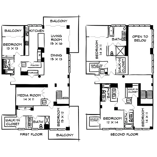 Flamingo Point | Miami, FL | Bay Lofts 5A Diagram