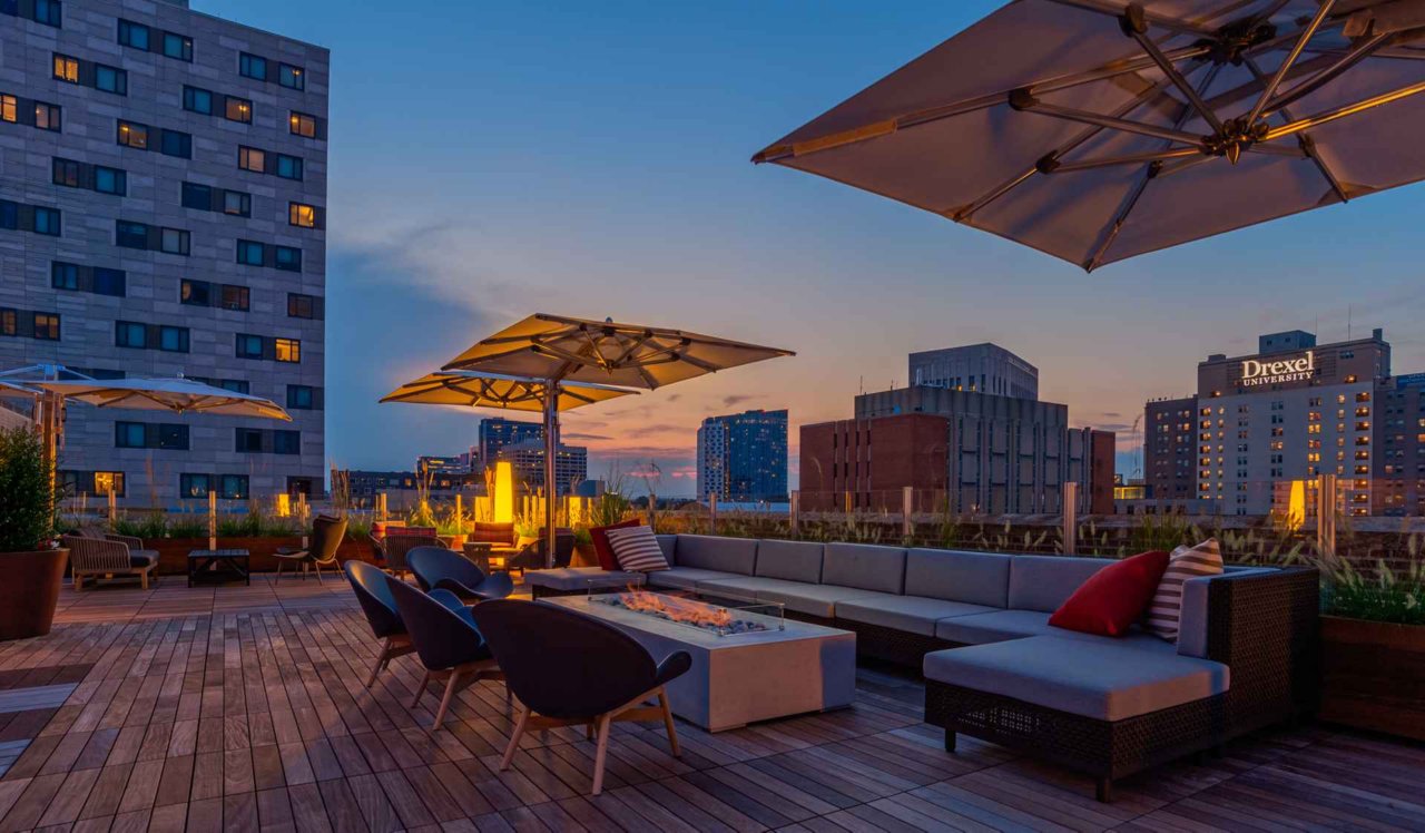 The Left Bank - Philadelphia apartments for rent - rooftop