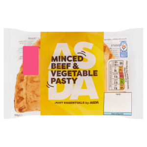 Minced Beef & Vegetable Pasty 150g