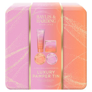Jojoba, Vanilla & Almond Oil Luxury Pamper Tin Gift Set
