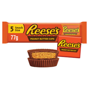 Cups 5 Pack Milk Chocolate and Peanut Butter Multipack 77g